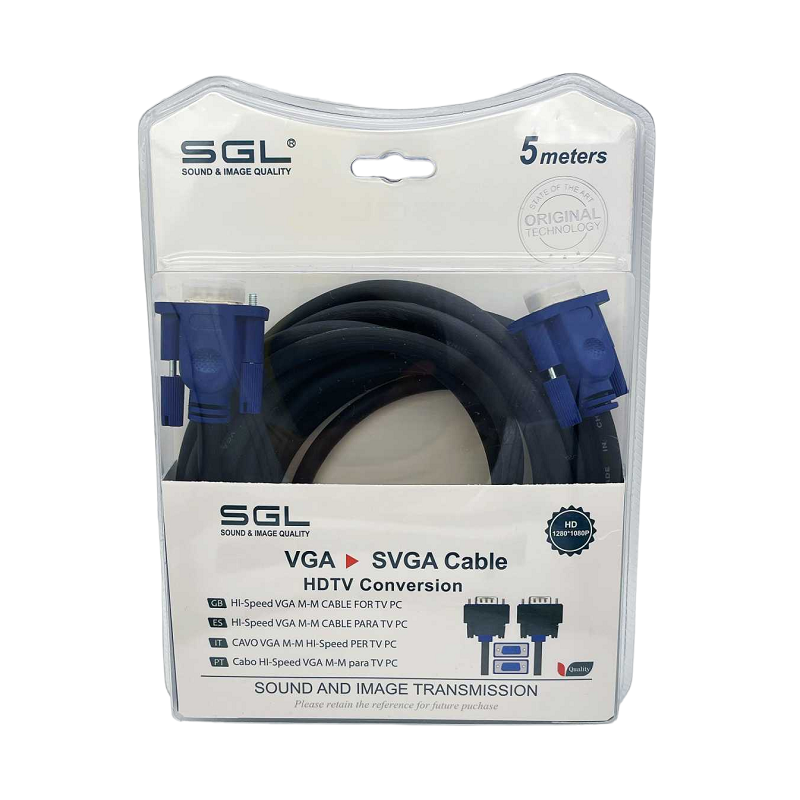 VGA cable - 550BB - Male/Male - 5m - 095080