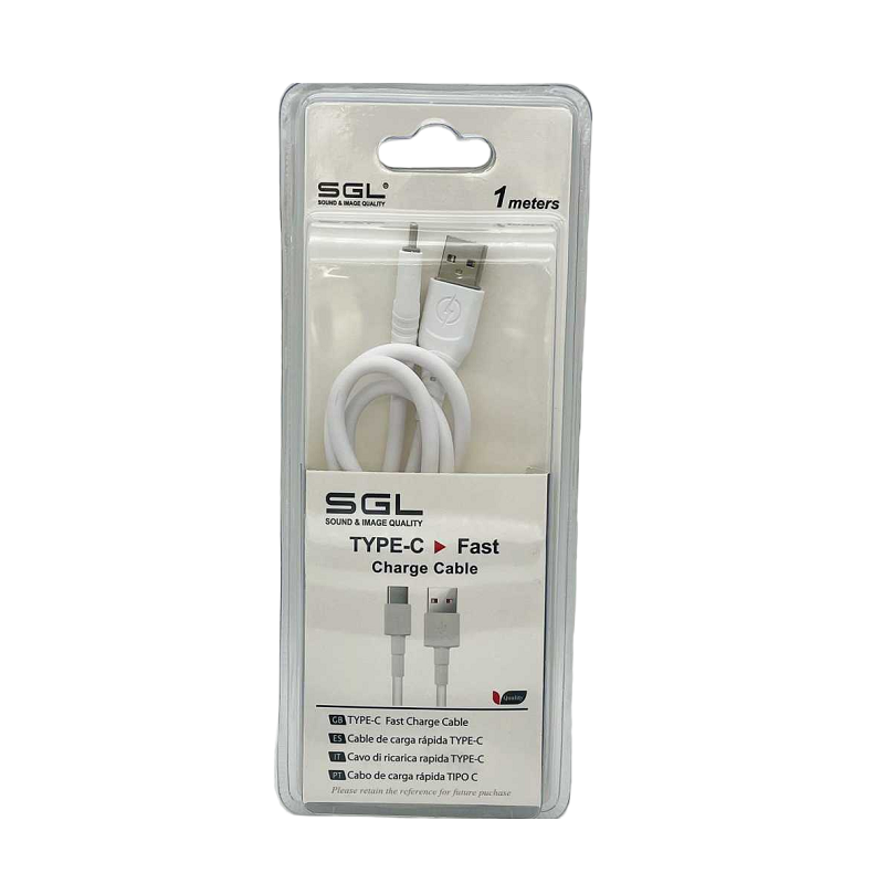 Καλώδιο φόρτισης & data - USB TypeC - Fast Charge - D1 - 1m - 099347 - iThinksmart.gr