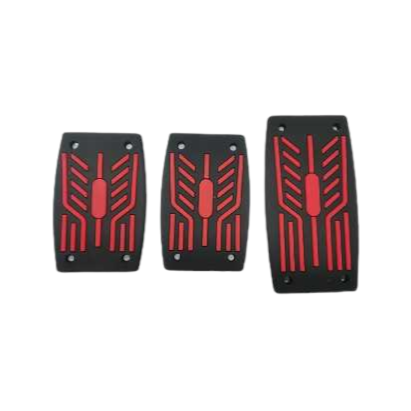 Decorative car pedal covers - R-G31113-3 - 120711 - Red