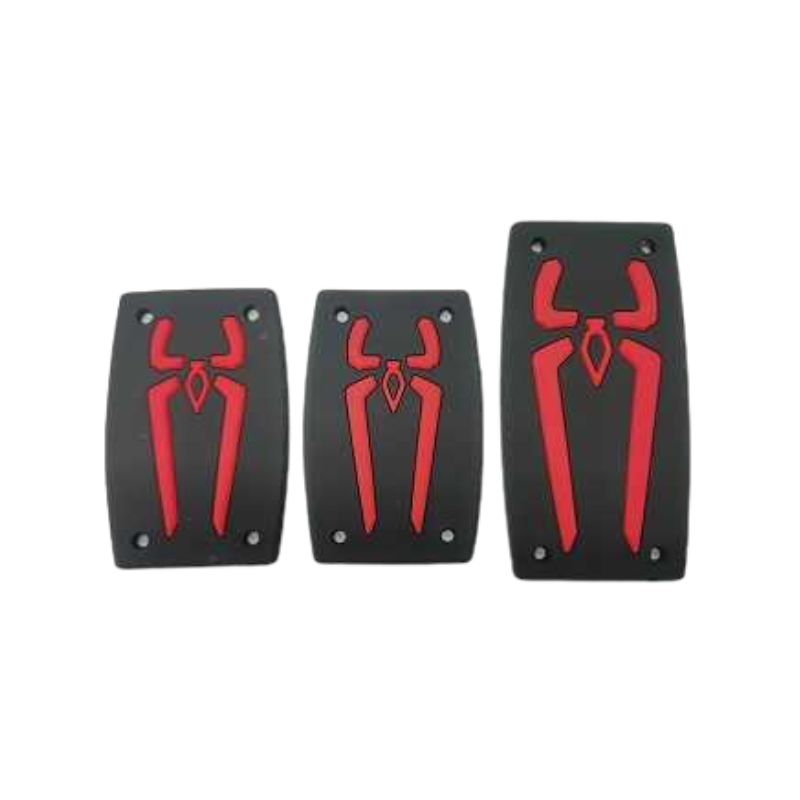 Decorative car pedal covers - R-G31114-3 - 120712 - Red