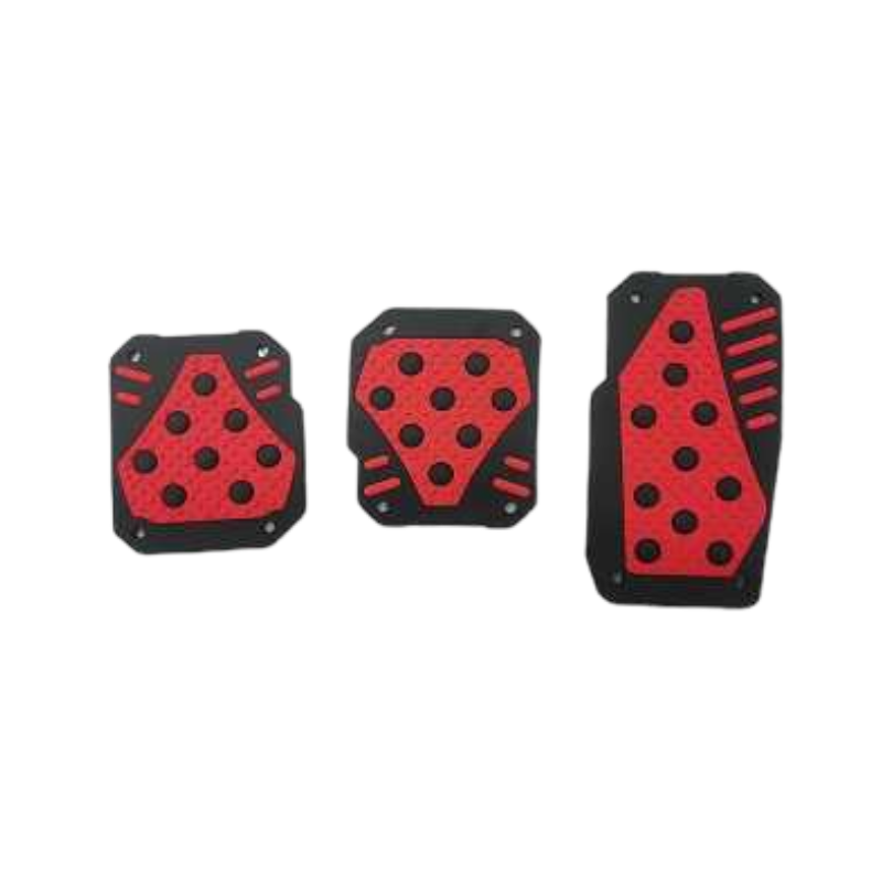 Decorative car pedal covers - R-G31107-3 - 120713 - Red