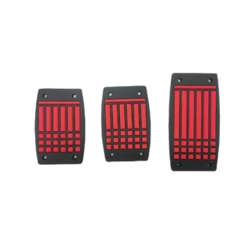 Decorative car pedal covers - R-G31108-3 - 120714 - Red