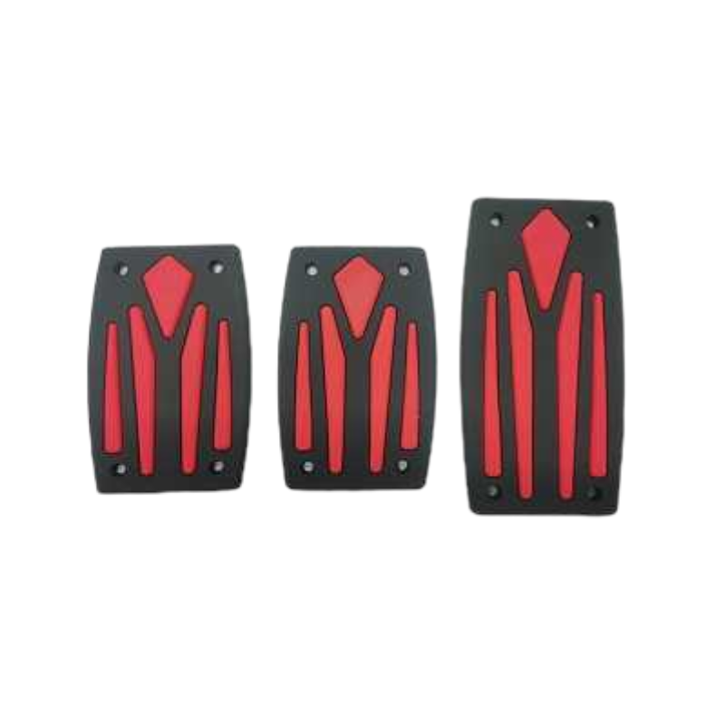 Decorative car pedal covers - R-G31110-3 - 120716 - Red