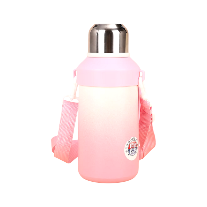 Φορητό παγούρι-θερμός - 1000ml - 123705 - Pink - iThinksmart.gr