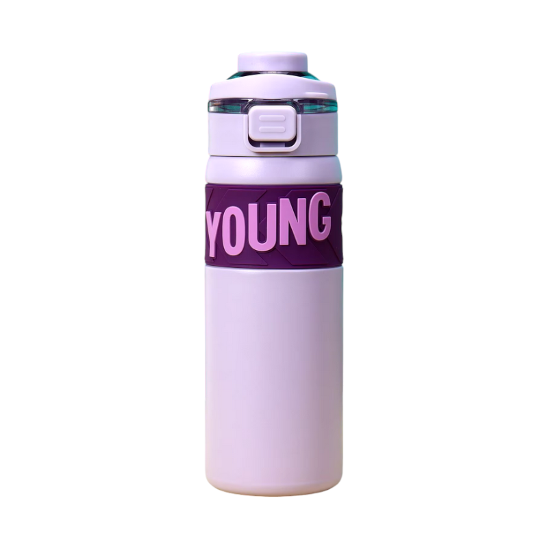 Φορητό παγούρι-θερμός - 600ml - 123750 - Purple - iThinksmart.gr