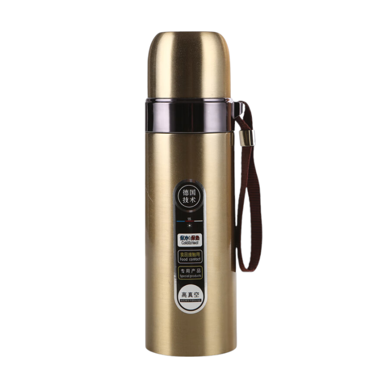 Φορητό παγούρι-θερμός - 500ml - 123767 - Gold - iThinksmart.gr