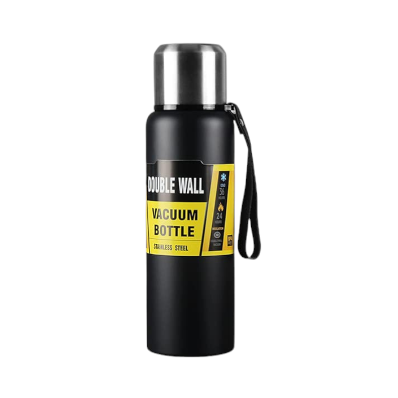 Φορητό παγούρι-θερμός - 1000ml - 123781 - Black - iThinksmart.gr