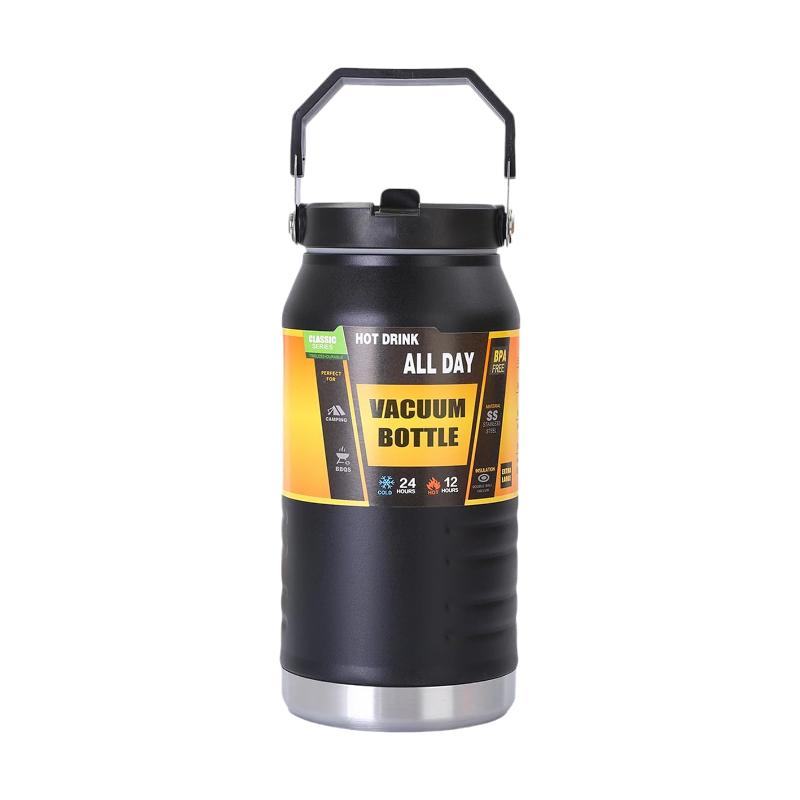 Φορητό παγούρι-θερμός - 1400ml - 123828 - Black - iThinksmart.gr