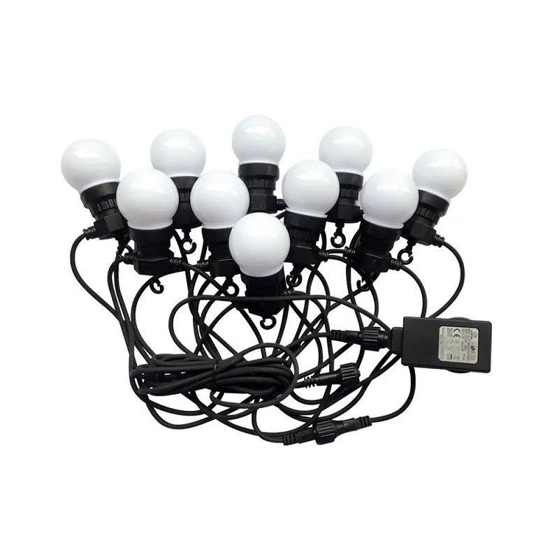 LED lighting garland - 10m - 10pcs - Cool White - 150920