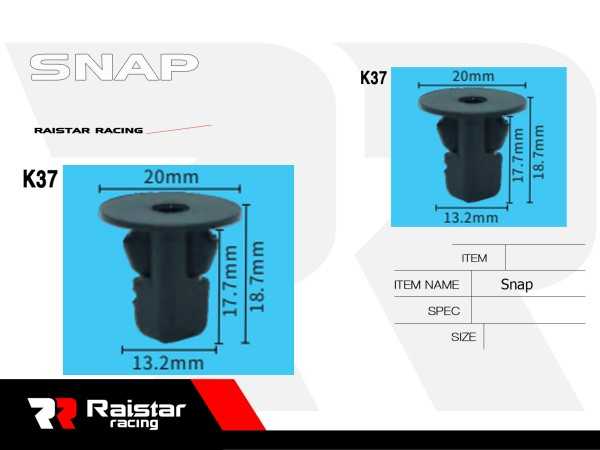 Σετ συνδετήρες αυτοκινήτου - 10pcs - R-F16101-26 - 180873 - iThinksmart.gr