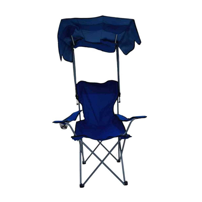 Πτυσσόμενη καρέκλα camping με σκίαστρο - 1053 - 170051 - Dark Blue - iThinksmart.gr