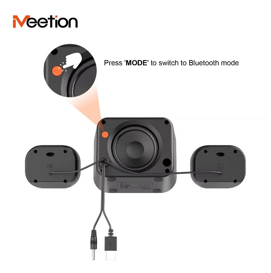 Meetion SP2110 Ηχείο Bluetooth 2.0 (3.5mm + USB)