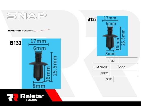 Σετ συνδετήρες αυτοκινήτου - 10pcs - R-F16101-20 - 180862 - iThinksmart.gr