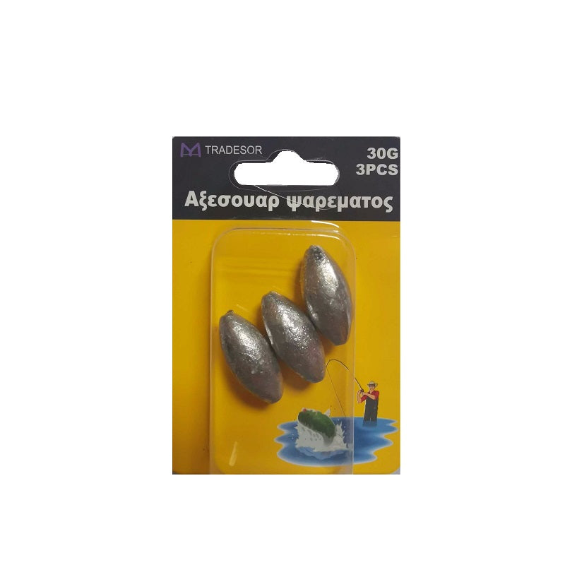 Βαρίδια αλιείας - 20gr - 4pcs - 30156 - iThinksmart.gr