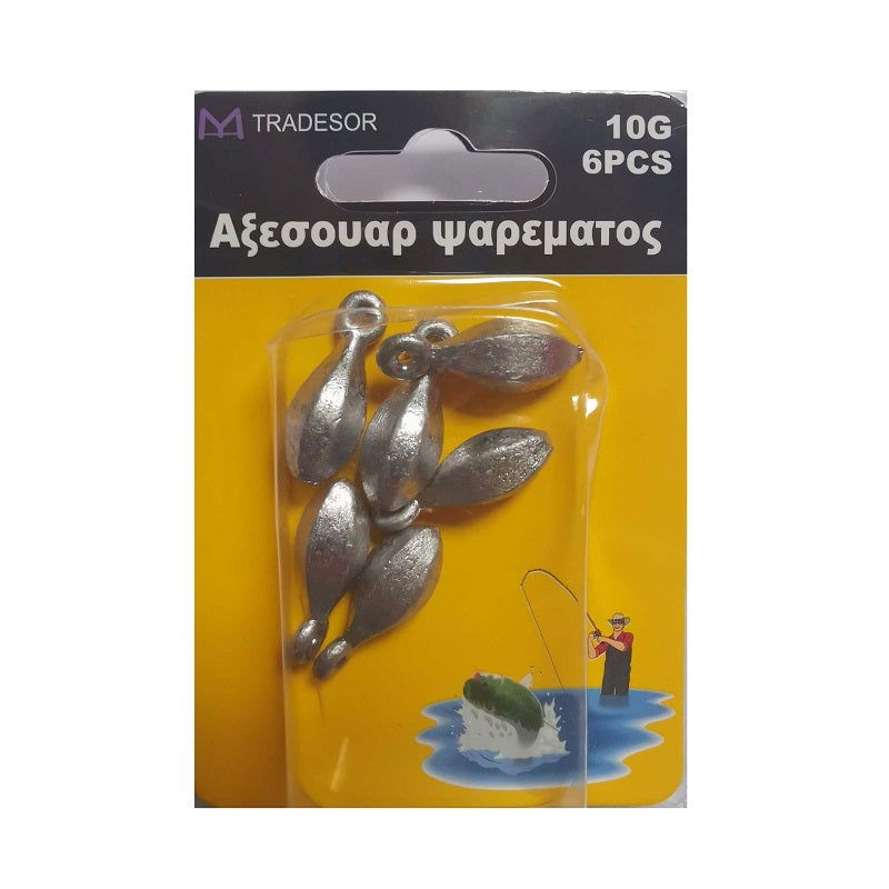 Βαρίδια αλιείας με θηλιά - 20gr - 4pcs - 30164 - iThinksmart.gr