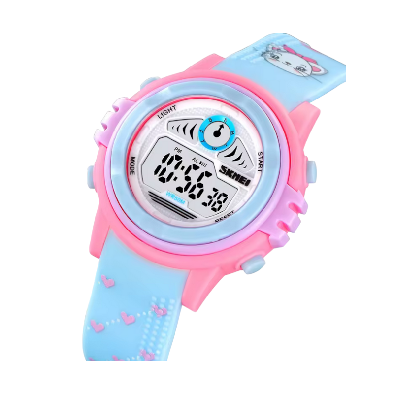 Παιδικό ψηφιακό ρολόι χειρός – Skmei - 2266 - Blue/Pink - iThinksmart.gr