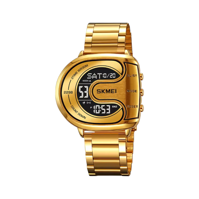 Ψηφιακό ρολόι χειρός – Skmei - 2298 - Gold/Black - iThinksmart.gr