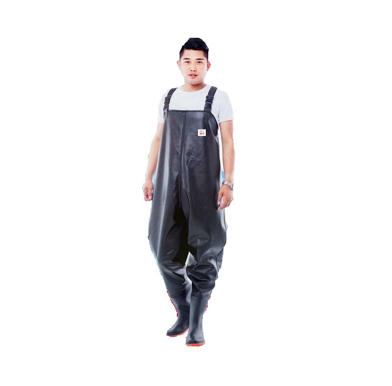 Waterproof work overalls with boots - No.44-XL - 30481