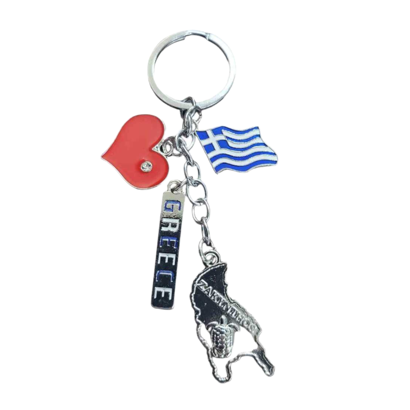 Τουριστικό μπρελόκ Souvenir - Σετ 12pcs - Greece/Zakynthos - 280495 - iThinksmart.gr