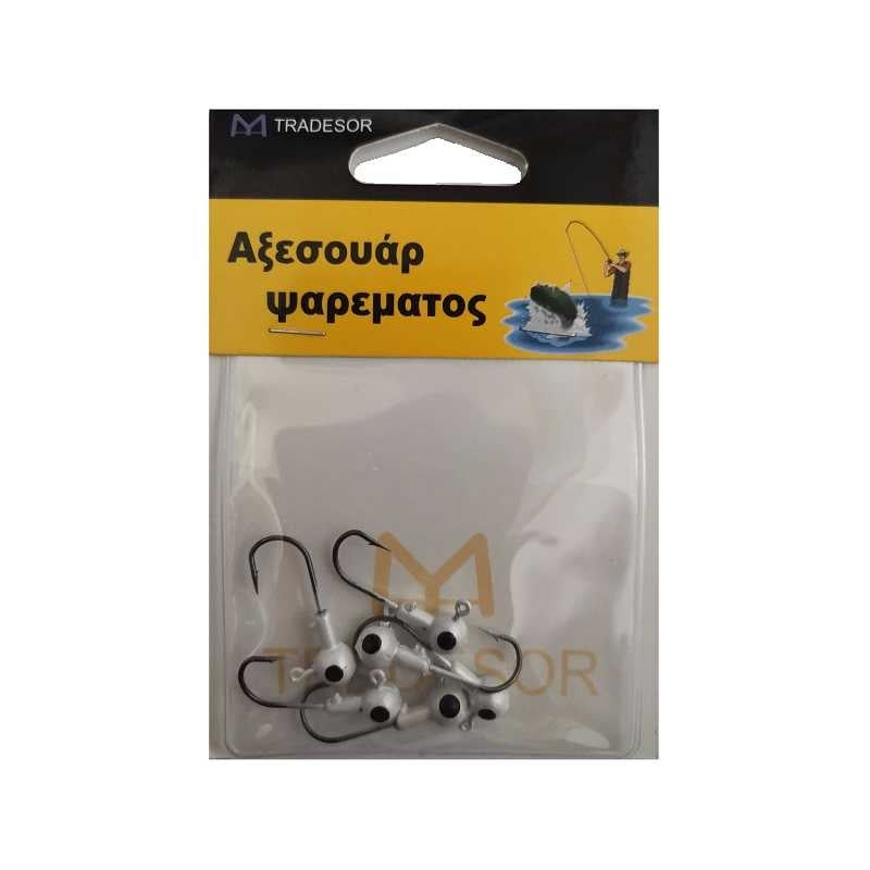 Μολυβοκεφαλές με αγκίστρι - 5gr - 5pcs - 30185 - iThinksmart.gr