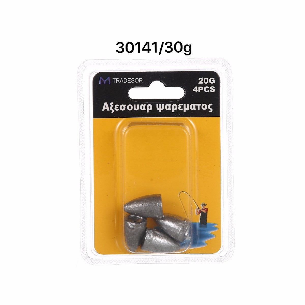 Βαρίδια αλιείας - 30gr - 3pcs - 30141 - iThinksmart.gr