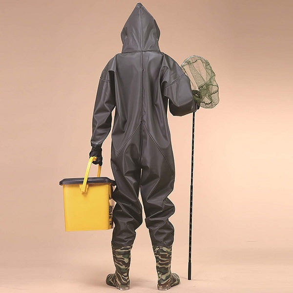 Waterproof work overalls with boots &amp; hood - No.45 - 31858