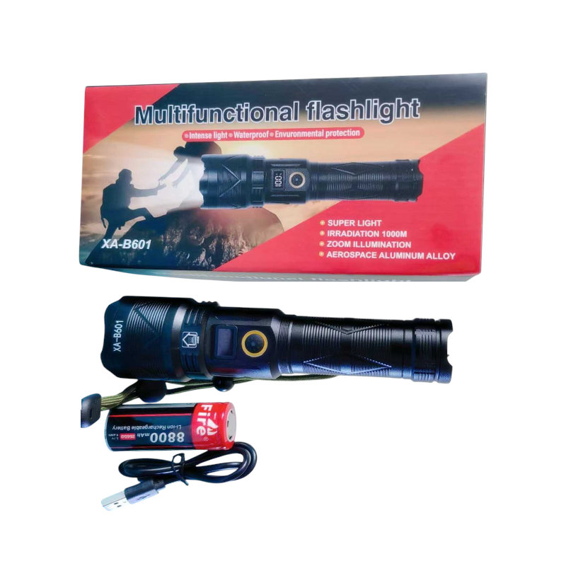 Rechargeable LED Flashlight - B601-TG - 418394