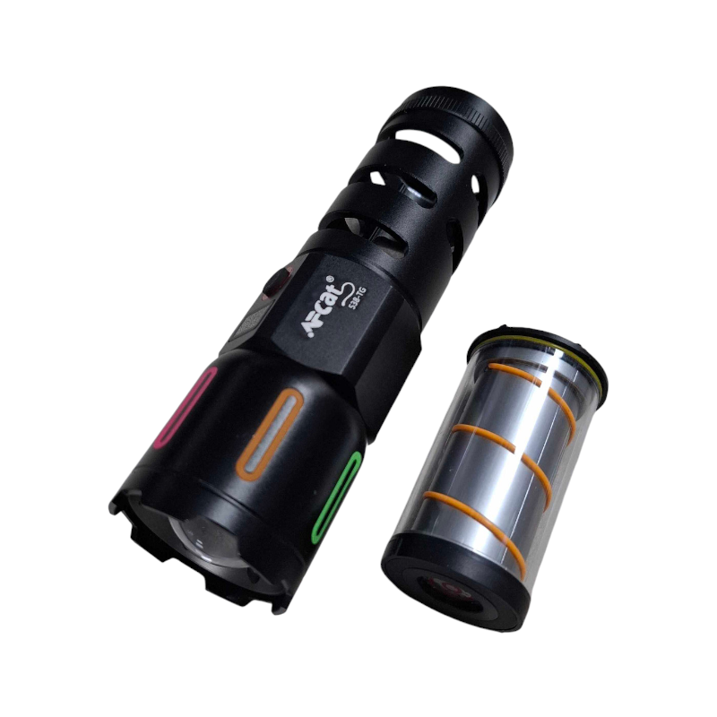 Rechargeable LED Flashlight - Dual - 538-TG - 418455