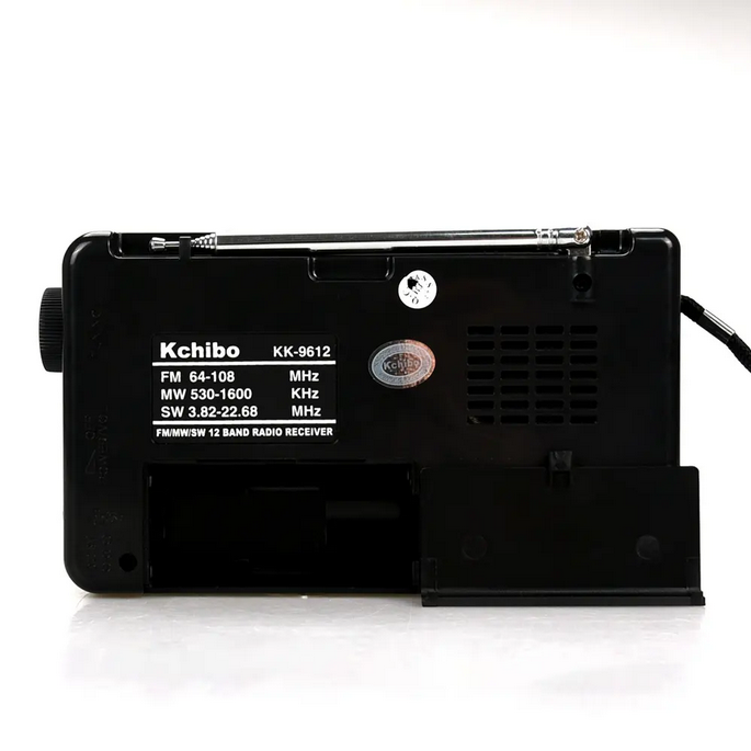 Portable radio - KK9612 - 496120 - Black