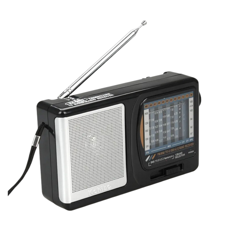 Portable radio - KK9812 - 498124 - Black