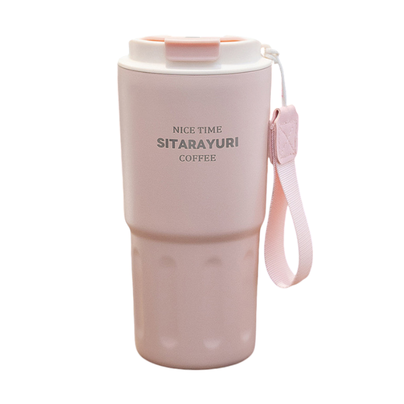 Φορητό παγούρι-θερμός - ZF006 - 600ml - 640062 - Pink - iThinksmart.gr