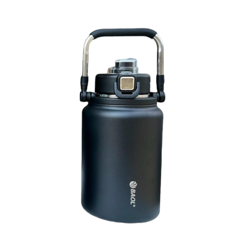 Φορητό παγούρι-θερμός - WY17 - 1500ml - 740337 - Black - iThinksmart.gr