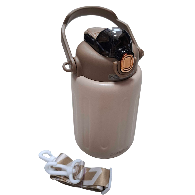 Φορητό παγούρι-θερμός - 1000ml - DXB23 - 780850 - Brown - iThinksmart.gr