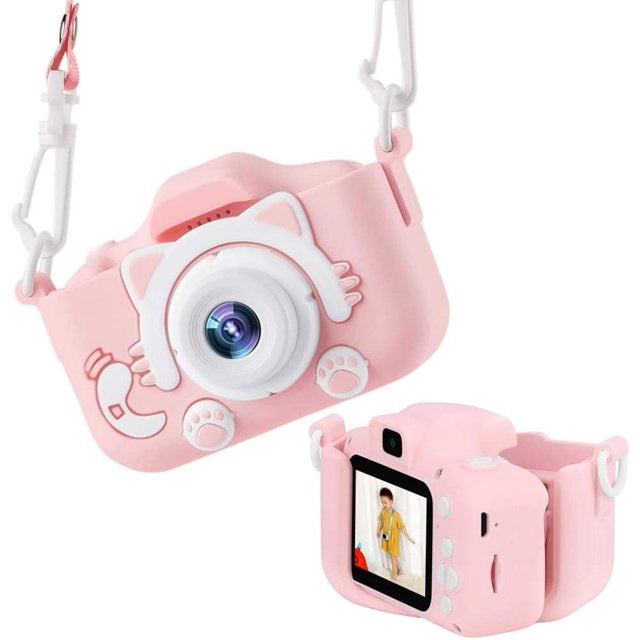 Children's Digital Camera - X200 - Cat - 810576 - Pink