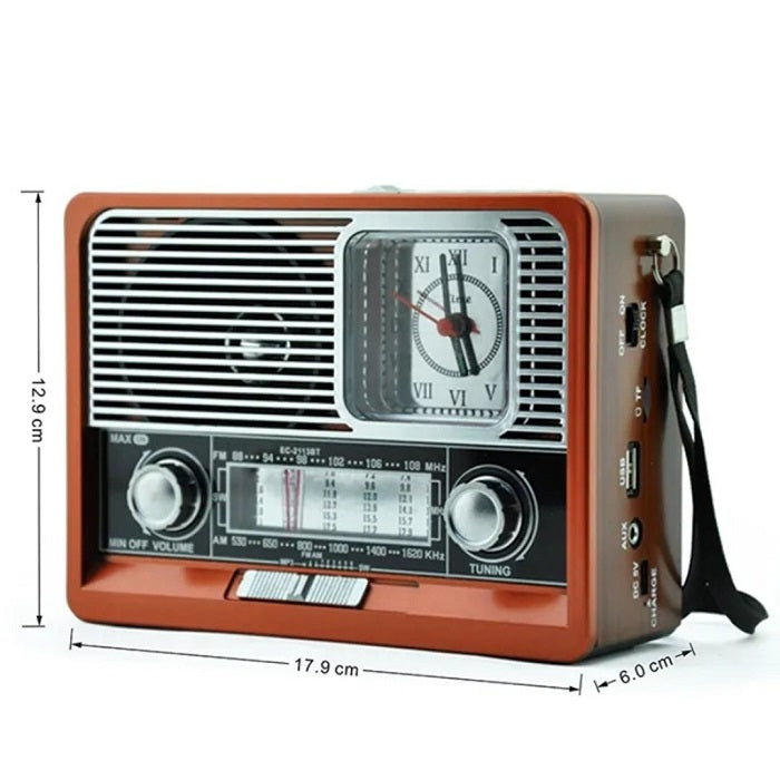 Retro rechargeable radio - EK105 - 830128