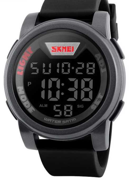 Digital wristwatch – Skmei - 1218 - Grey