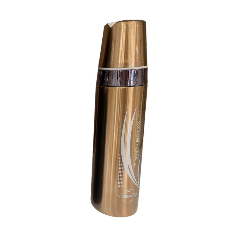 Φορητό παγούρι-θερμός με ποτήρι - 750ml - 954279 - Gold - iThinksmart.gr