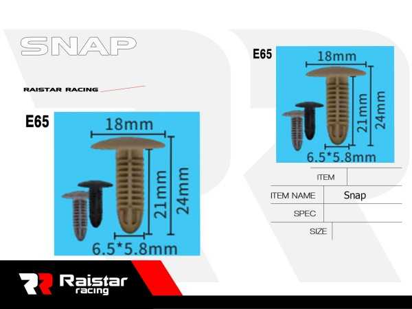 Σετ συνδετήρες αυτοκινήτου - 10pcs - R-F16101-25 - 180872 - iThinksmart.gr