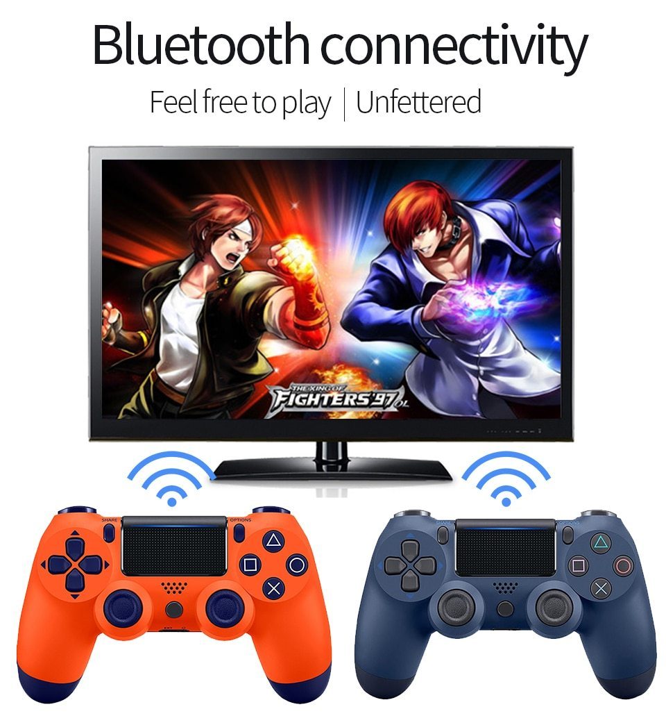 Doubleshock Ασύρματο Χειριστήριο Gaming για PS4 - Ασημί - iThinksmart.gr