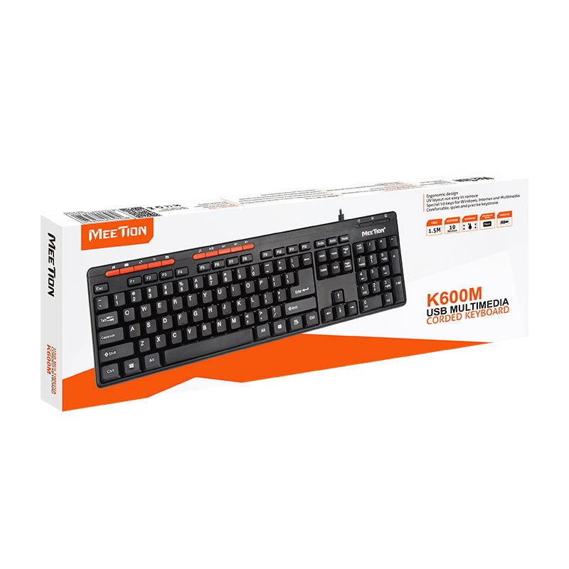 MT-K600M USB Wired Mutilmedia Keyboard - iThinksmart.gr