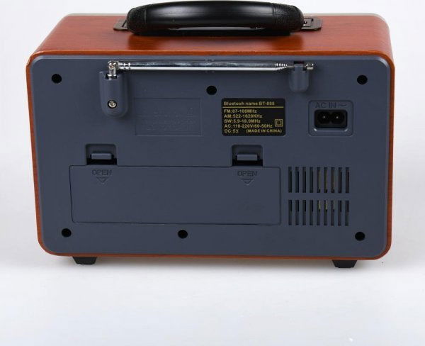 Επαναφορτιζόμενο ραδιόφωνο Retro - M-113-BT - 861138 - iThinksmart.gr