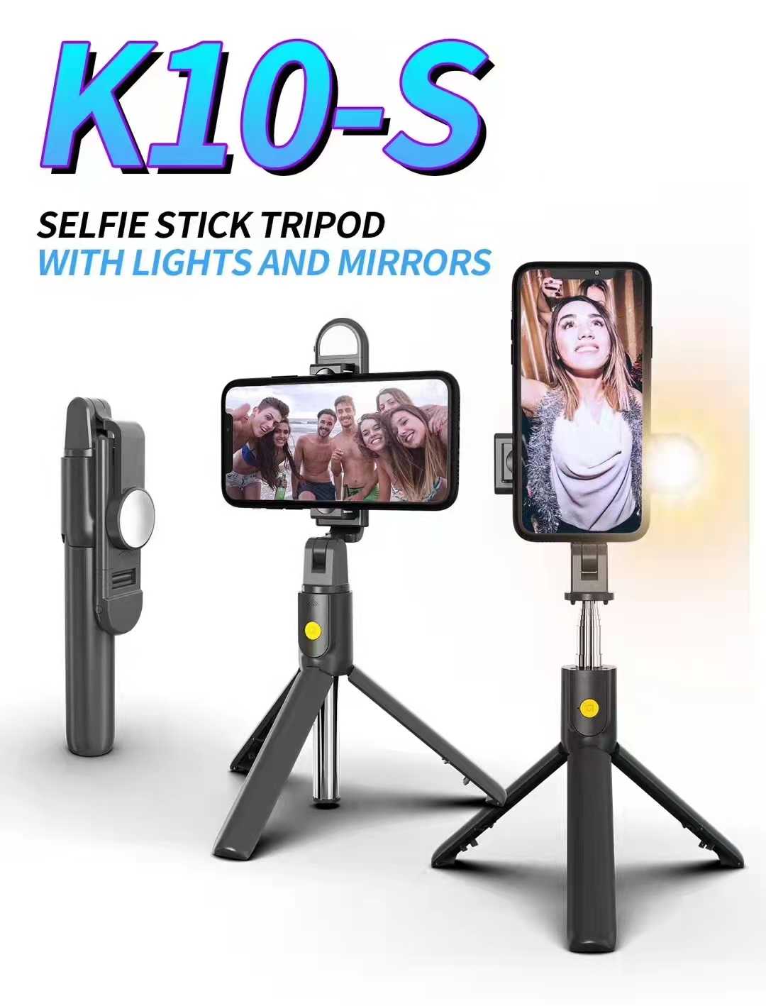 Selfie stick/stand τρίποδο – K10S – 882870 - iThinksmart.gr