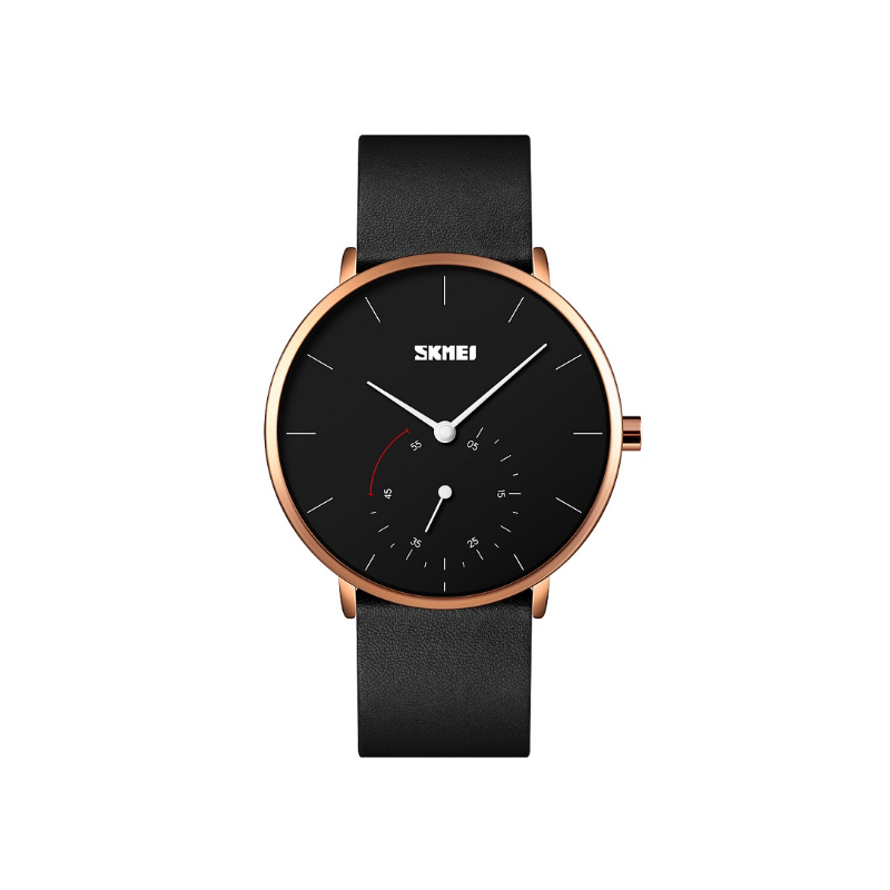 Αναλογικό ρολόι χειρός – Skmei - 9213 - Black/Gold - iThinksmart.gr