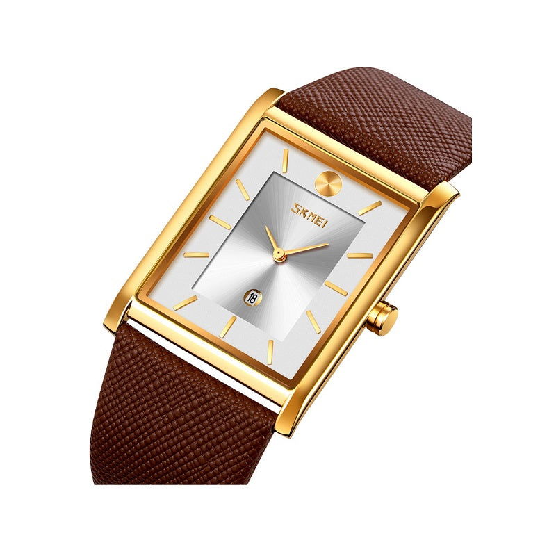 Αναλογικό ρολόι χειρός – Skmei - 9256 - Brown/Gold - iThinksmart.gr