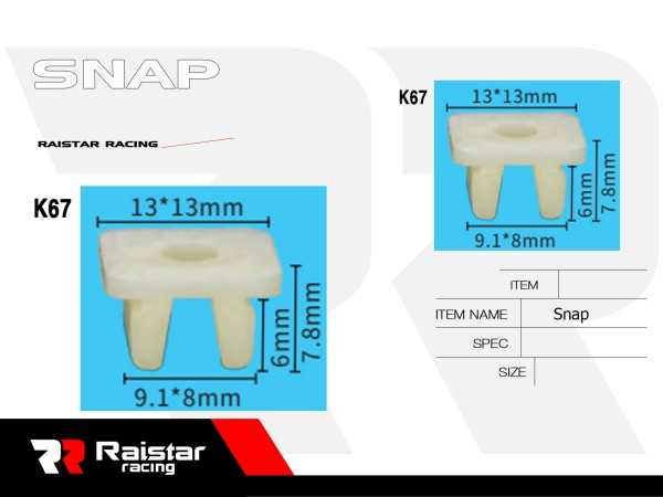 Σετ συνδετήρες αυτοκινήτου - 10pcs - R-F16101-28 - 180875 - iThinksmart.gr