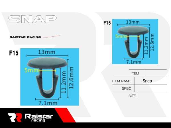 Σετ συνδετήρες αυτοκινήτου - 10pcs - R-F16101-23 - 180868 - iThinksmart.gr