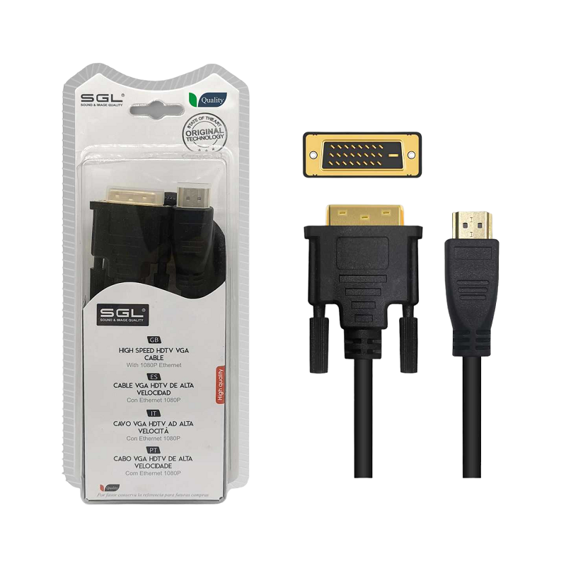 Καλώδιο DVI σε HDMI - 1595 - 3m - 094991 - iThinksmart.gr