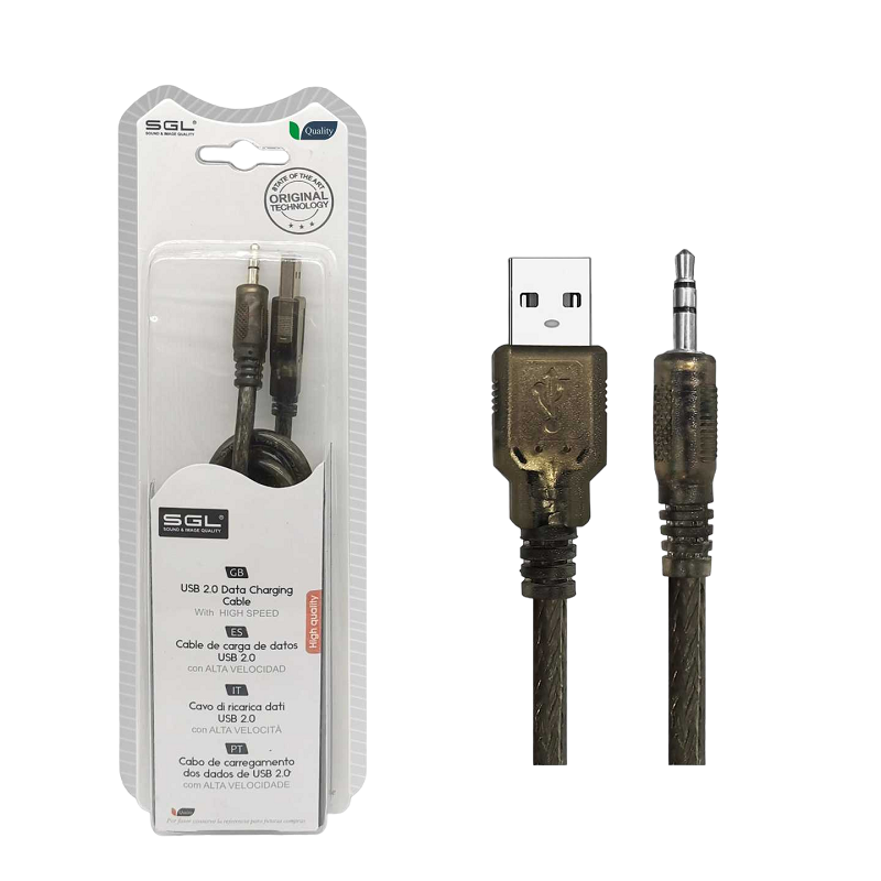 Καλώδιο ήχου - 1S - USB-A male/Jack 3.5mm male - 1.5m - 097152 - iThinksmart.gr