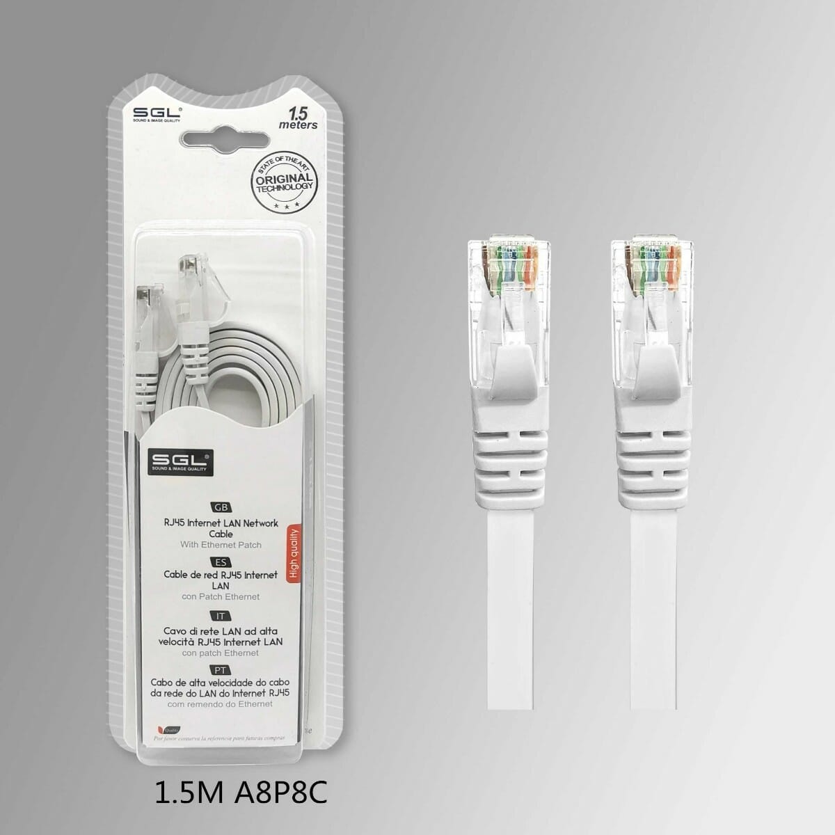 Καλώδιο δικτύου – Ethernet – 1.5m - A8P8 - 094845 - iThinksmart.gr