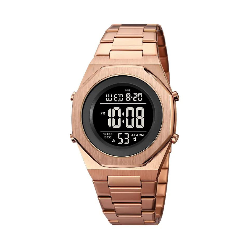 Ψηφιακό ρολόι χειρός – Skmei – 2066 - Rose Gold/Black - iThinksmart.gr